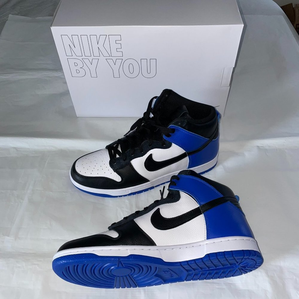 Nike Dunk High "Fragment AJ1" Nike By You Retro Sneaker Men US 11.5 FV5511-900